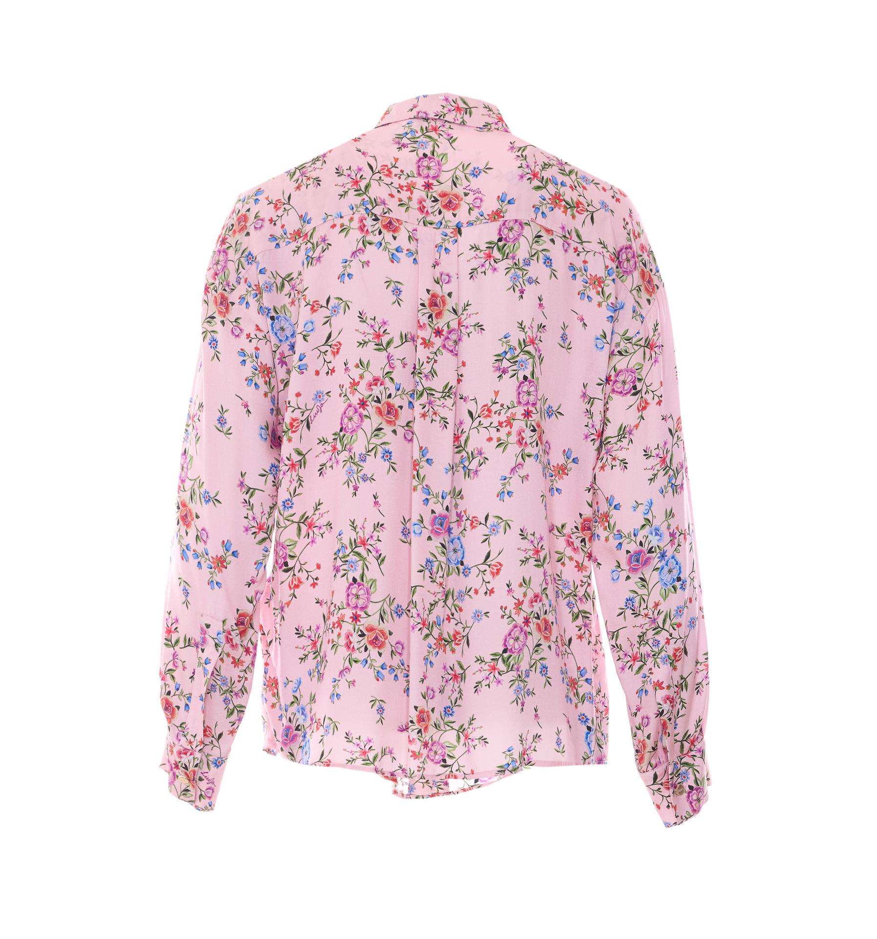 liu jo shirts pink viscose - women