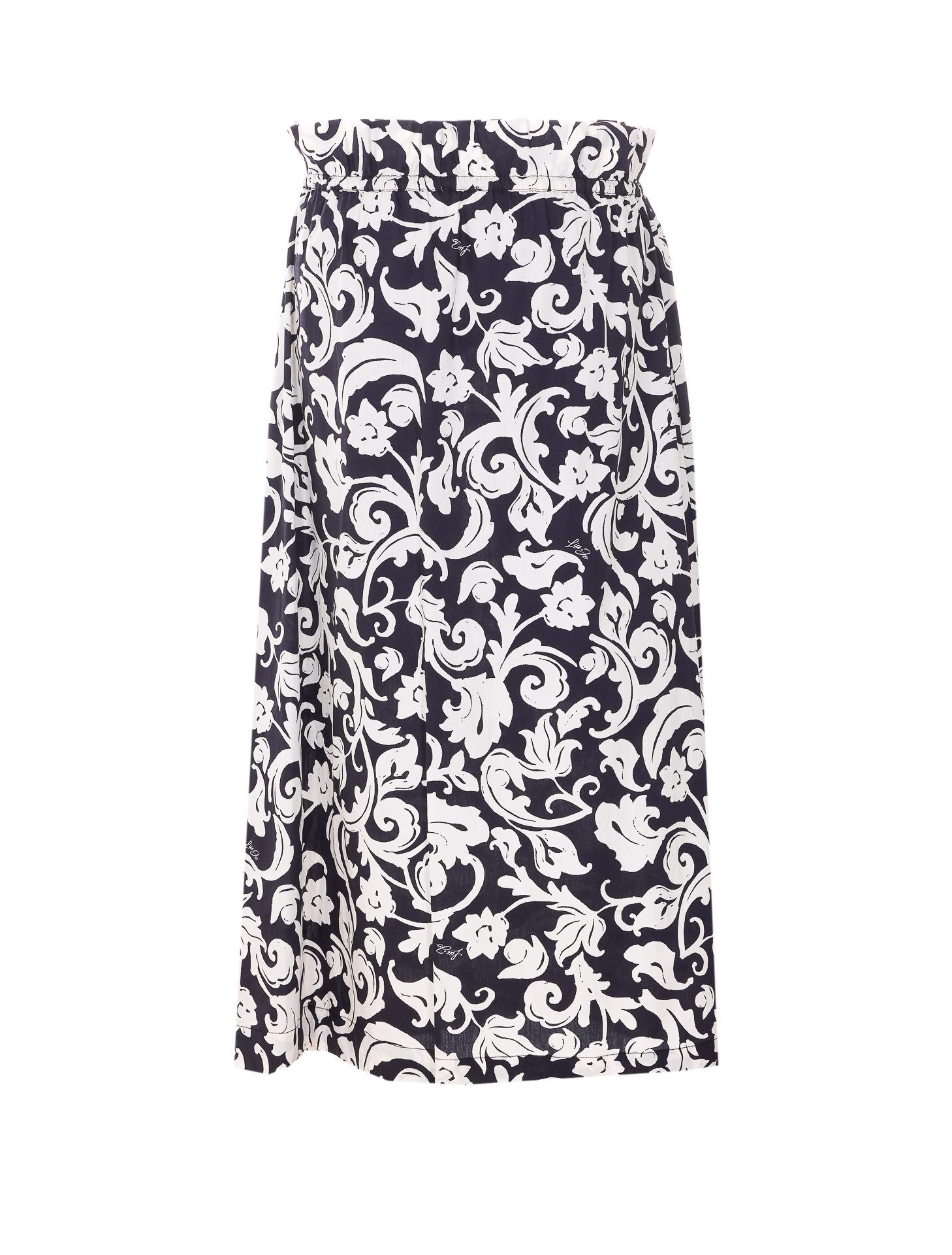 liu jo skirts black cotton - women