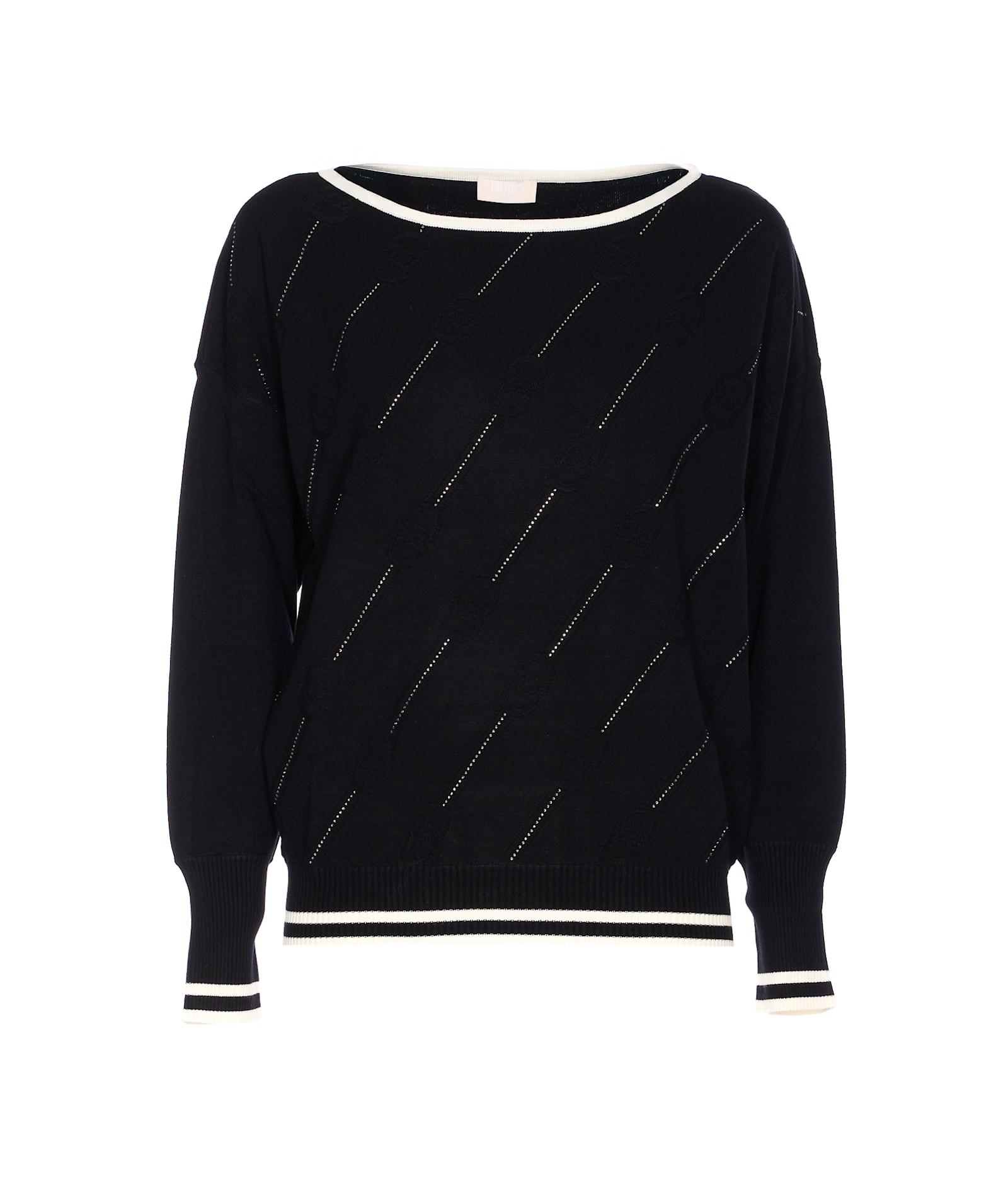 liu-jo strass long sleeves t-shirt