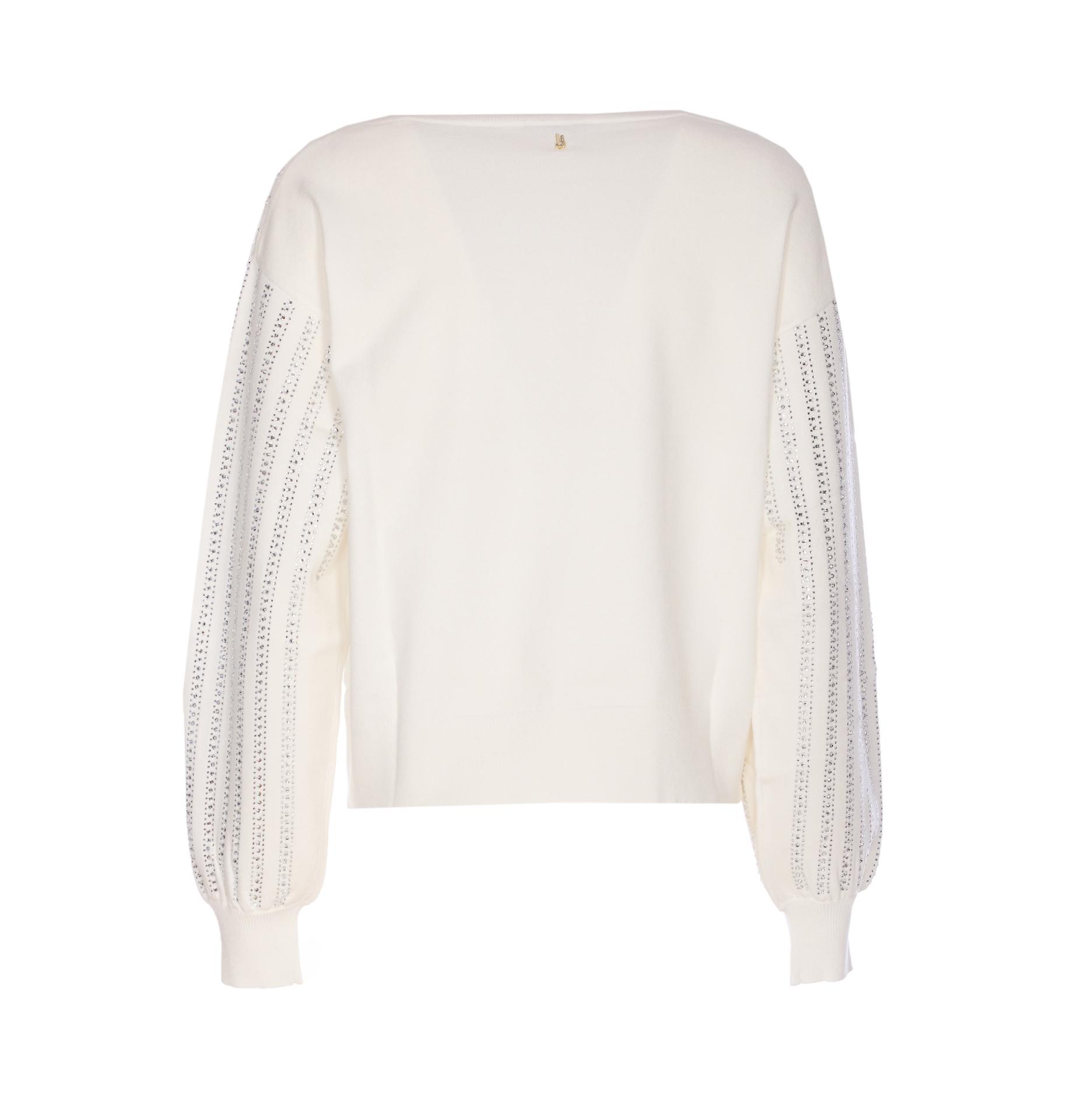 liu jo sweaters white viscose - women
