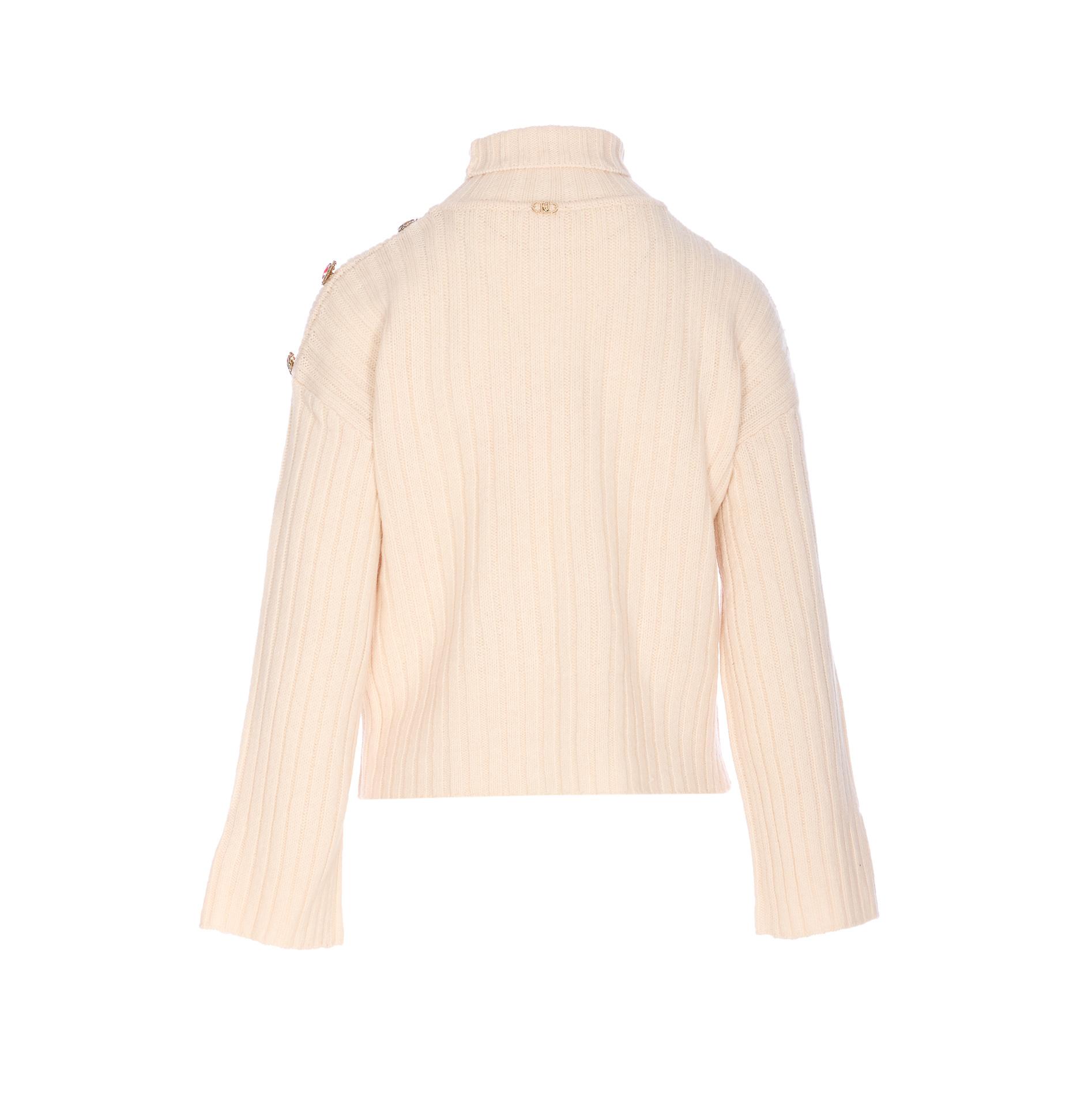 liu jo sweaters white wool - women