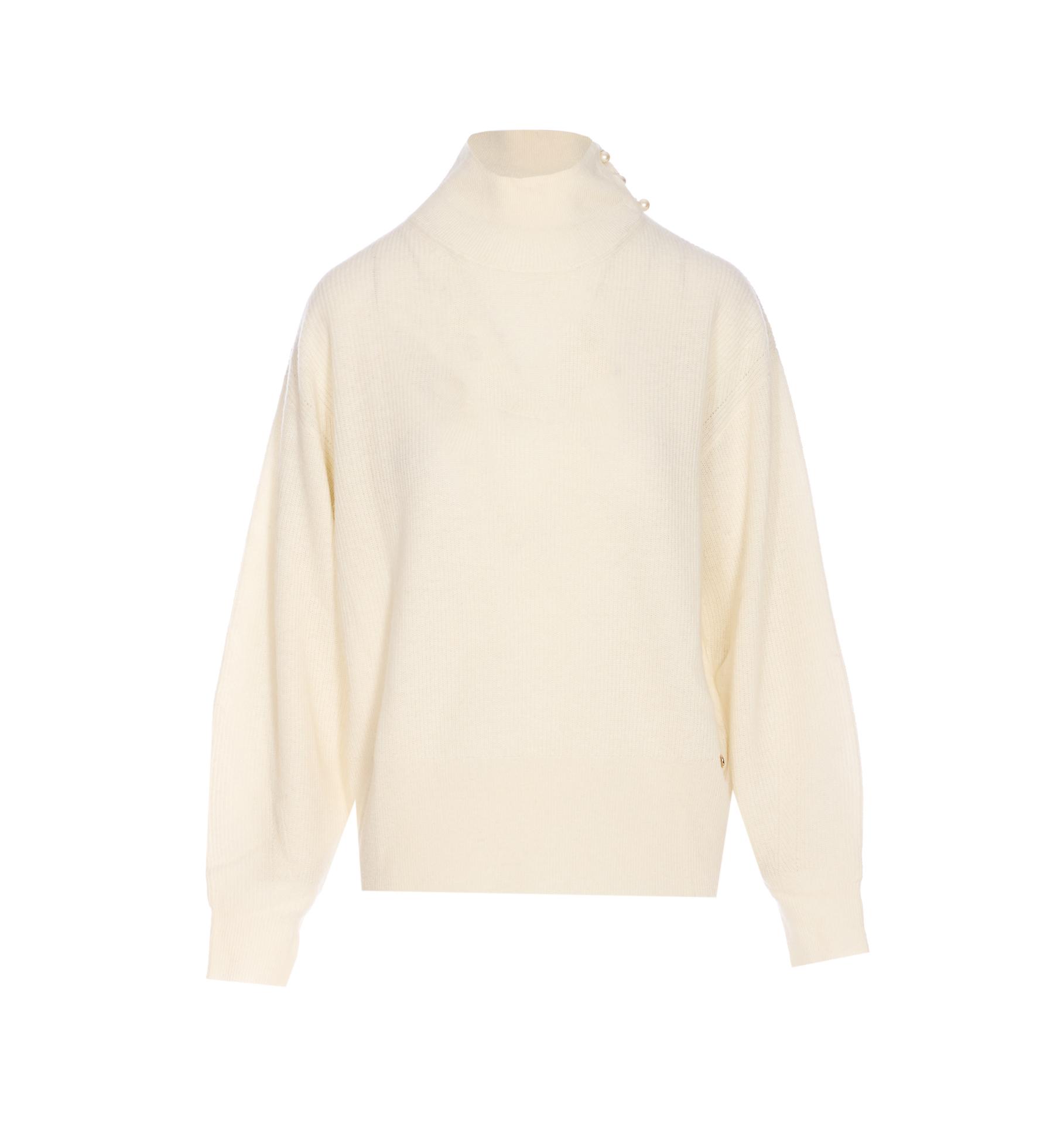 liu jo sweaters white wool cashmere - women