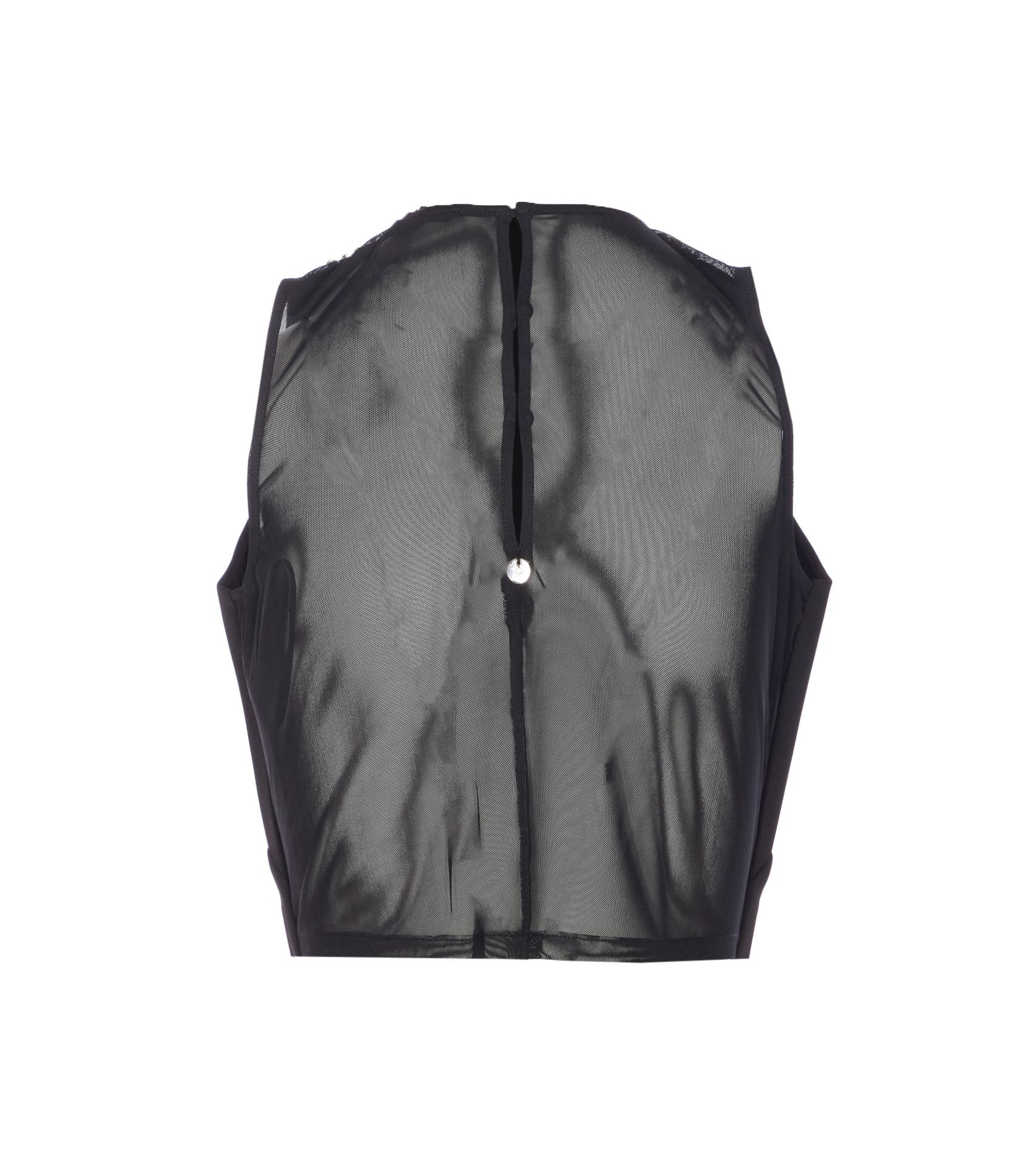 liu jo top black polyester - women