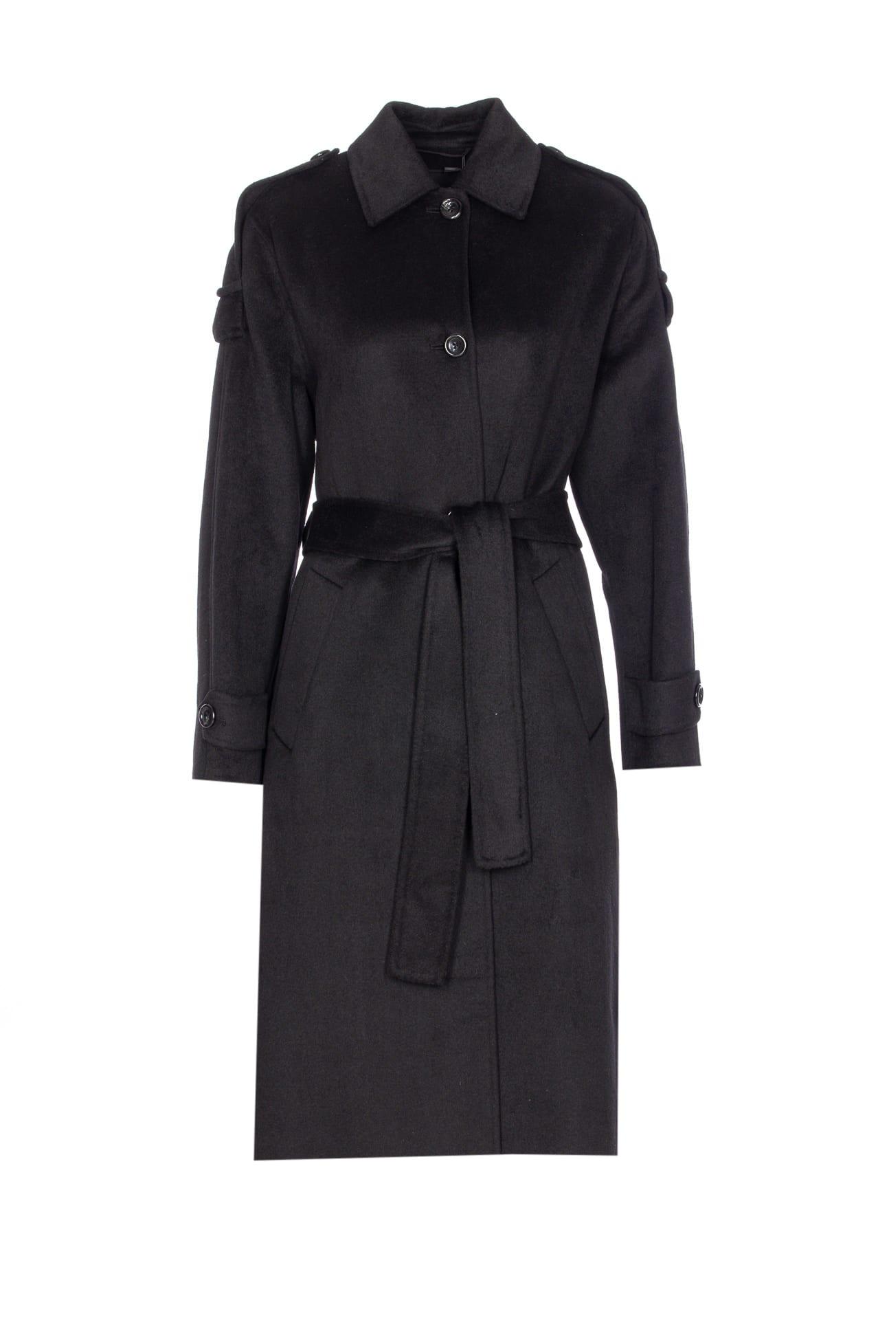 liu-jo trench coat with fringes