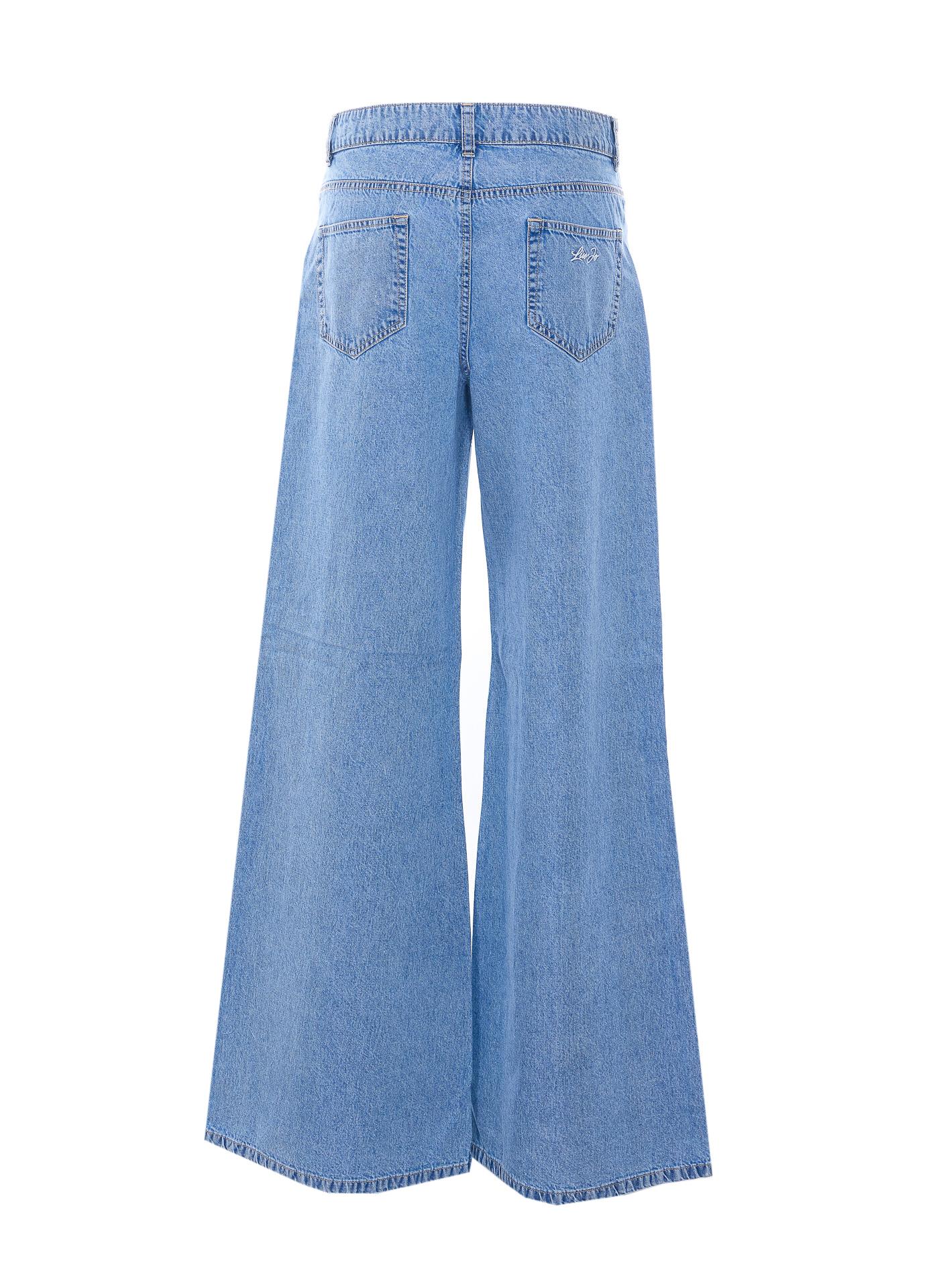 liu jo trousers blue cotton - women