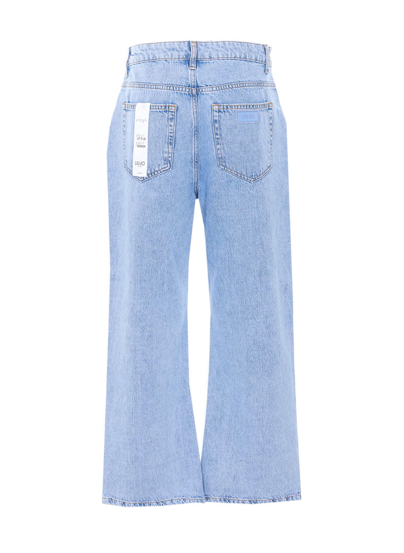 liu jo trousers blue cotton - women