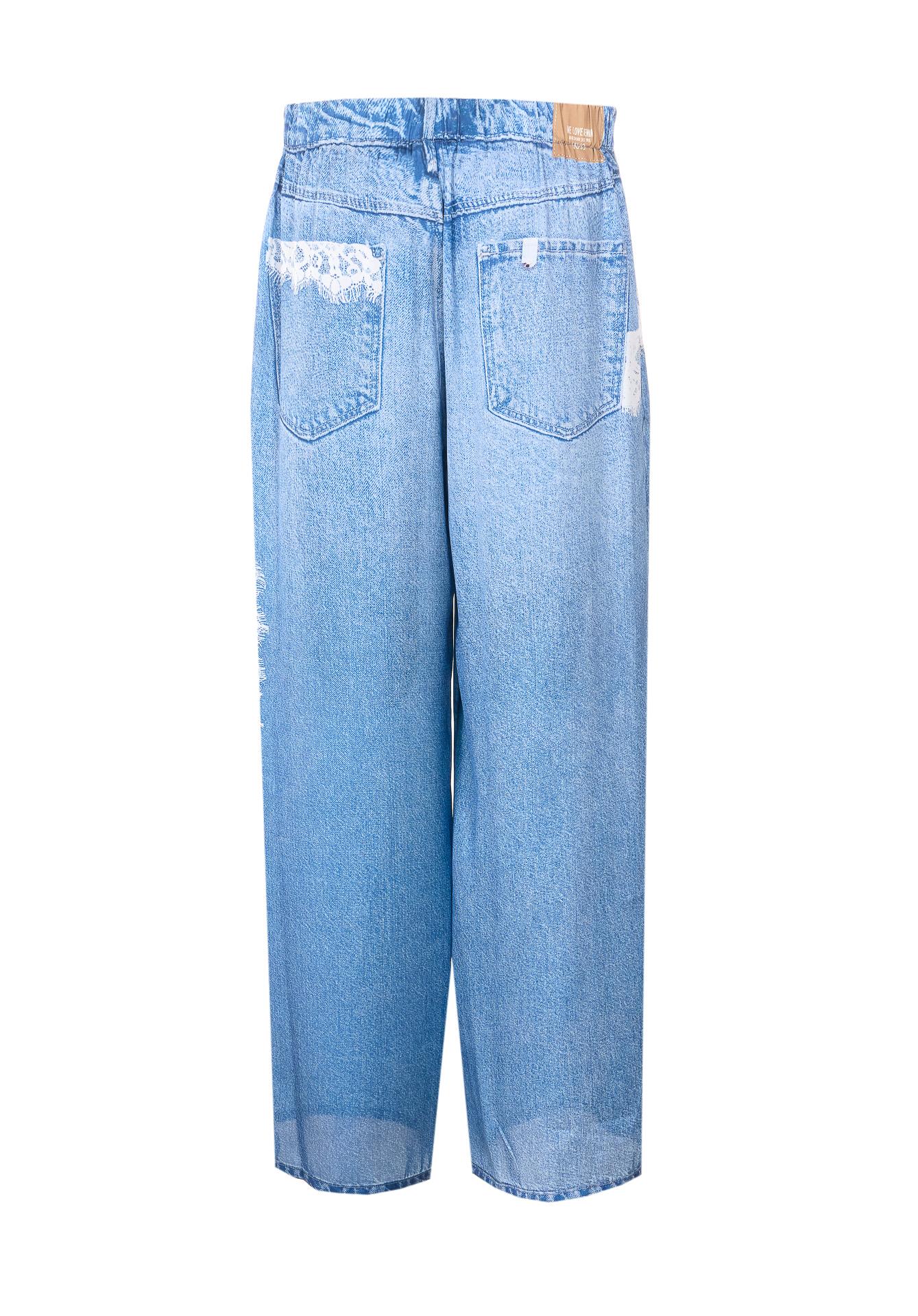 liu jo trousers blue polyester - women