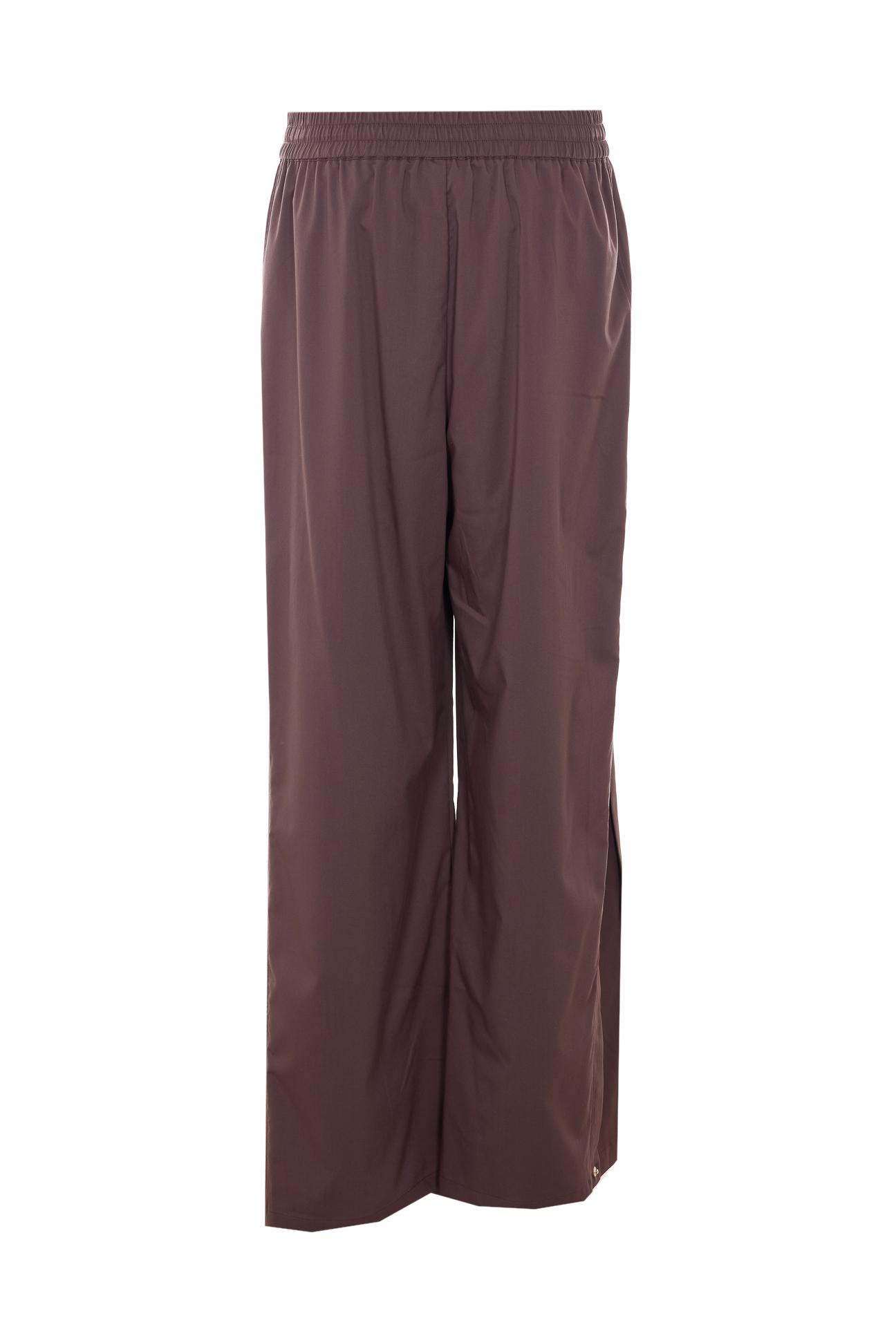 liu jo trousers brown polyester - women