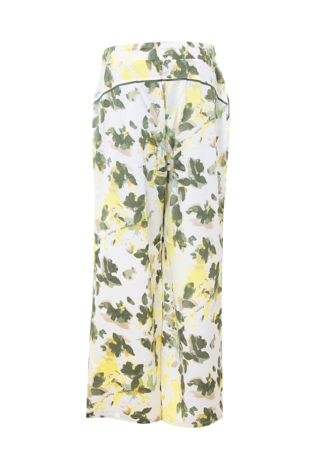 liu jo trousers green polyester - women