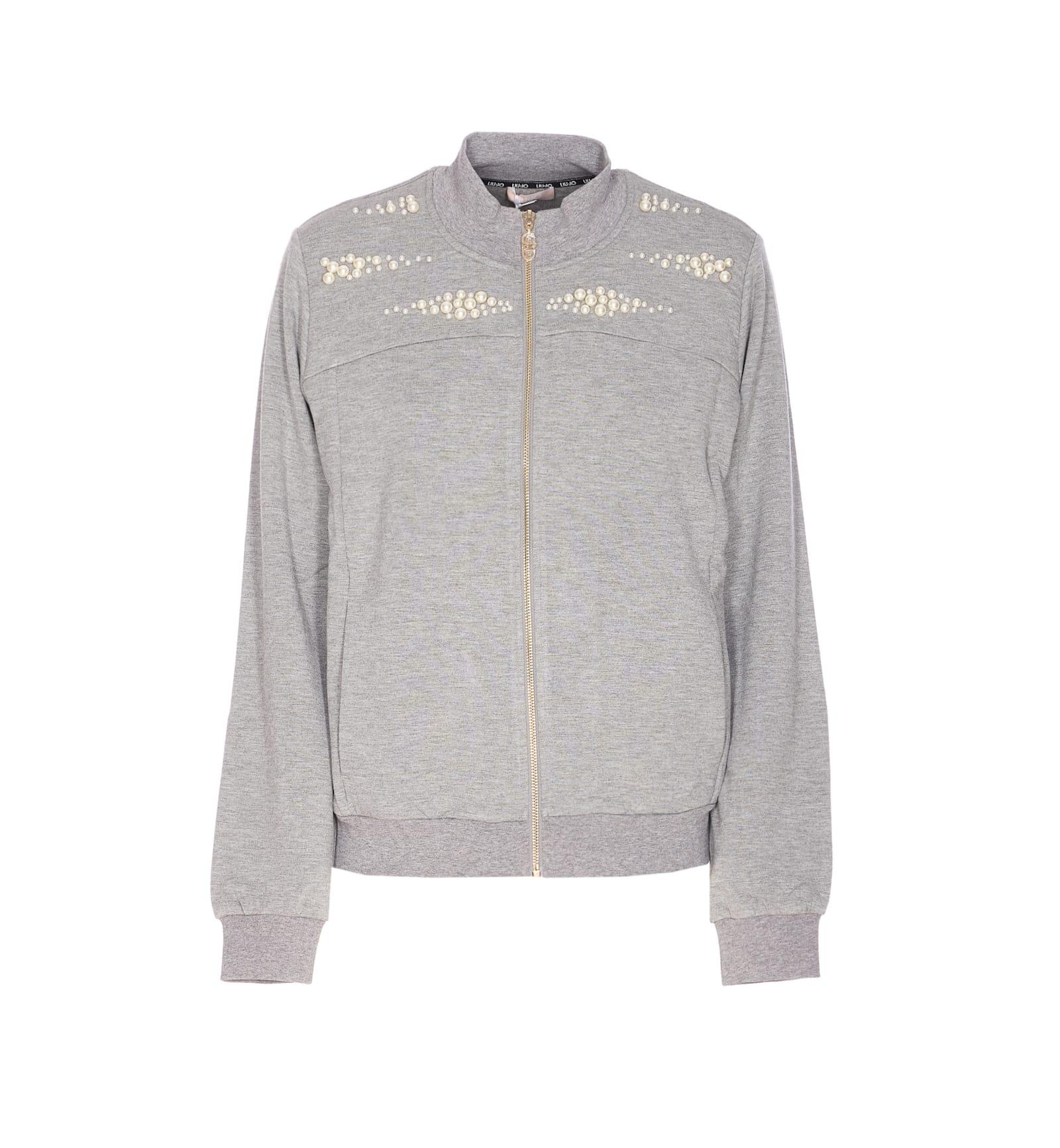 liu-jo zipped sweatshirt