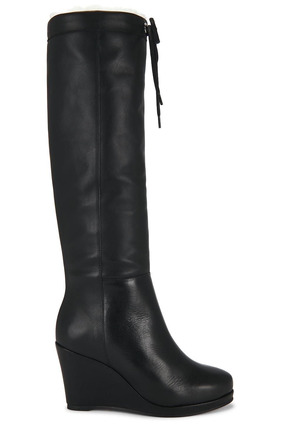 liv shearling high boot