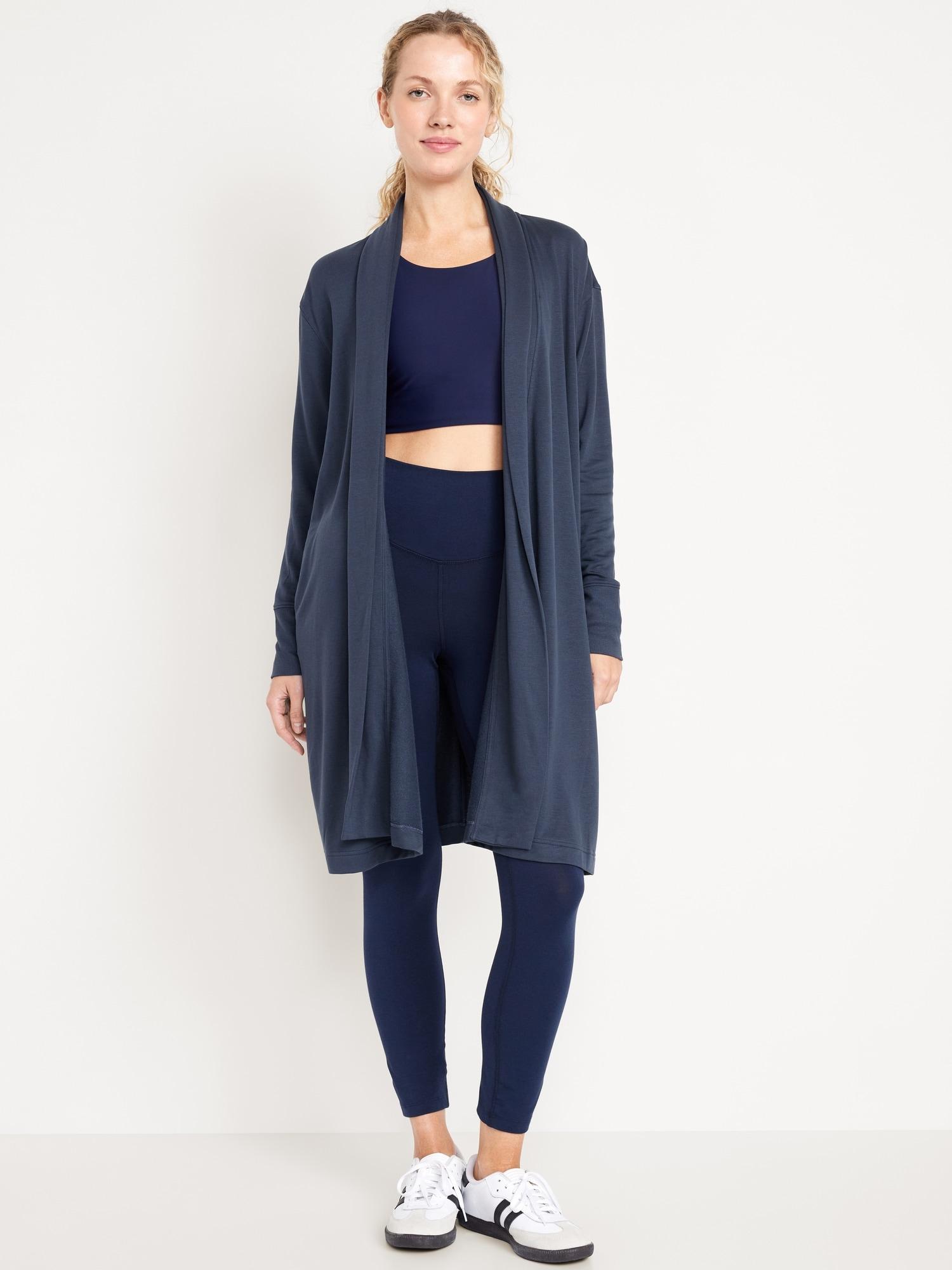 live-in open-front longline wrap