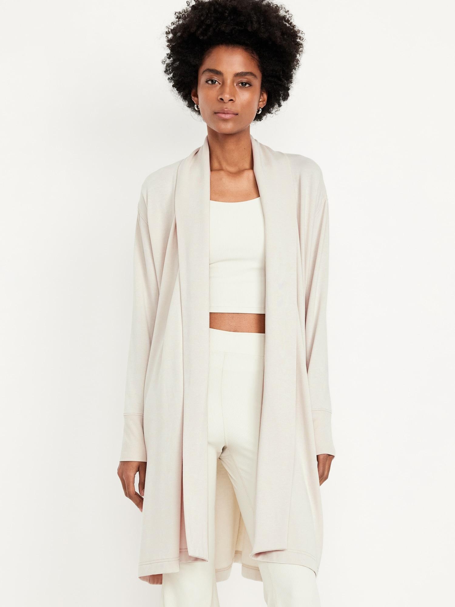 live-in open-front longline wrap