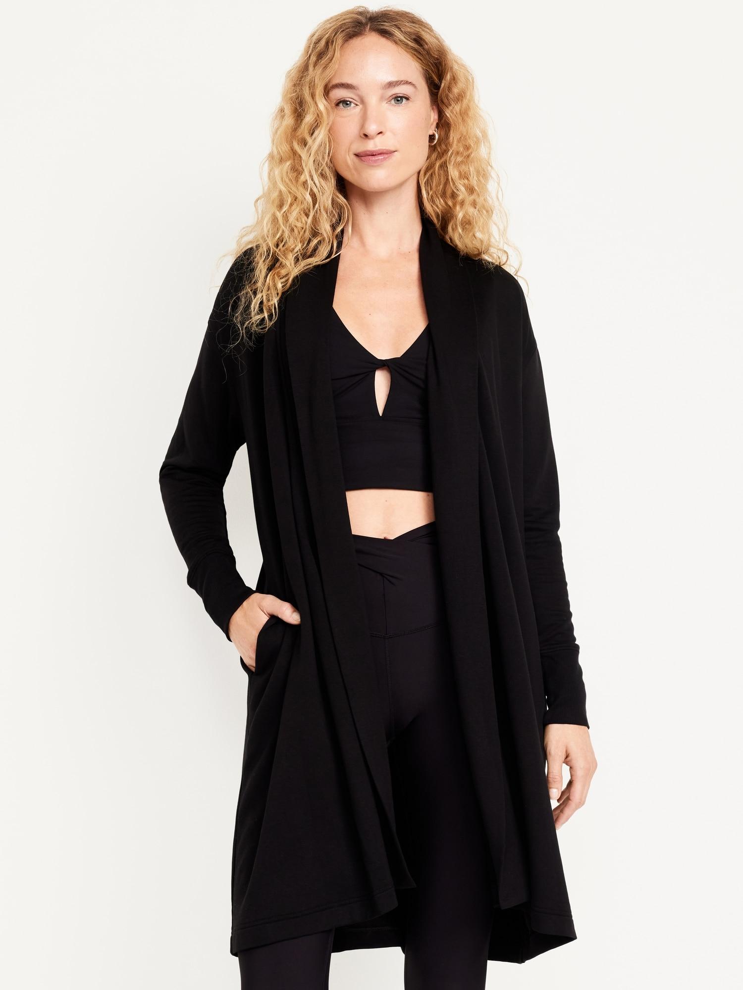 live-in open-front longline wrap