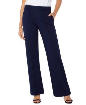 liverpool los angeles womens pull on wide leg pants 0p 24