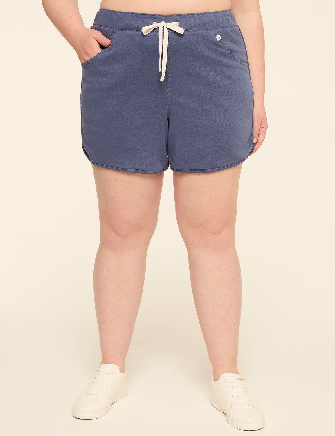 livi french terry dolphin-hem short