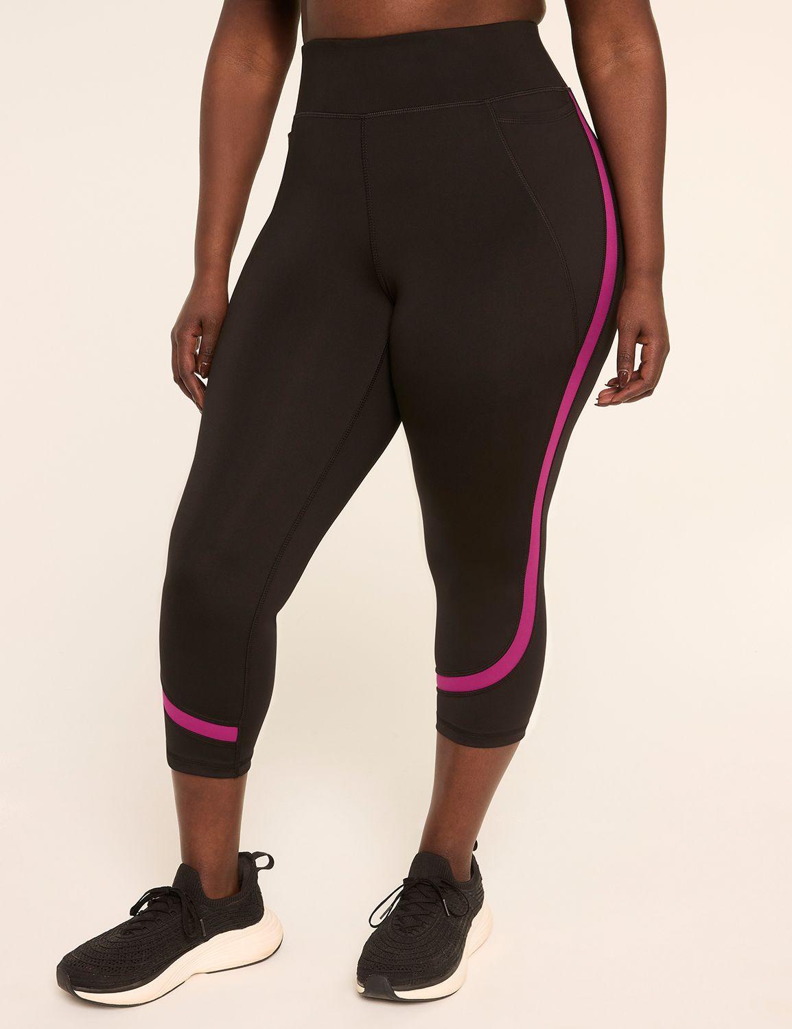 livi go-getter wicking colorblock capri legging
