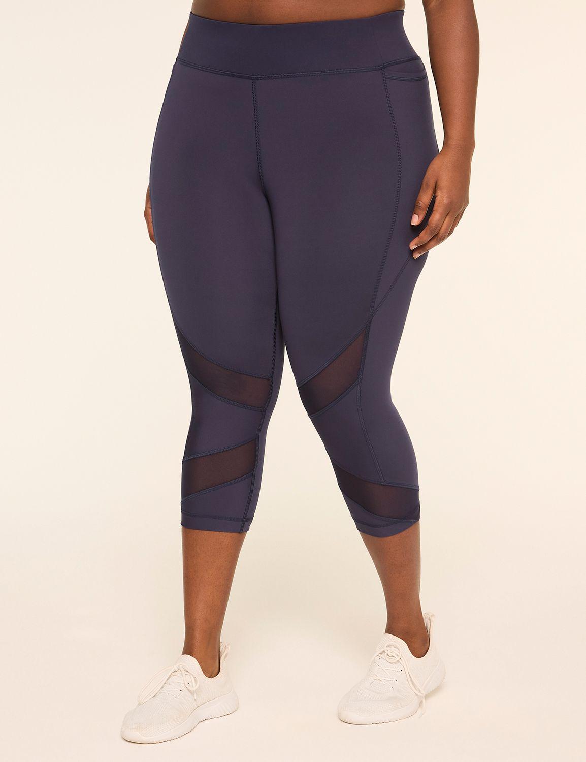 livi go-getter wicking mesh-detail capri legging