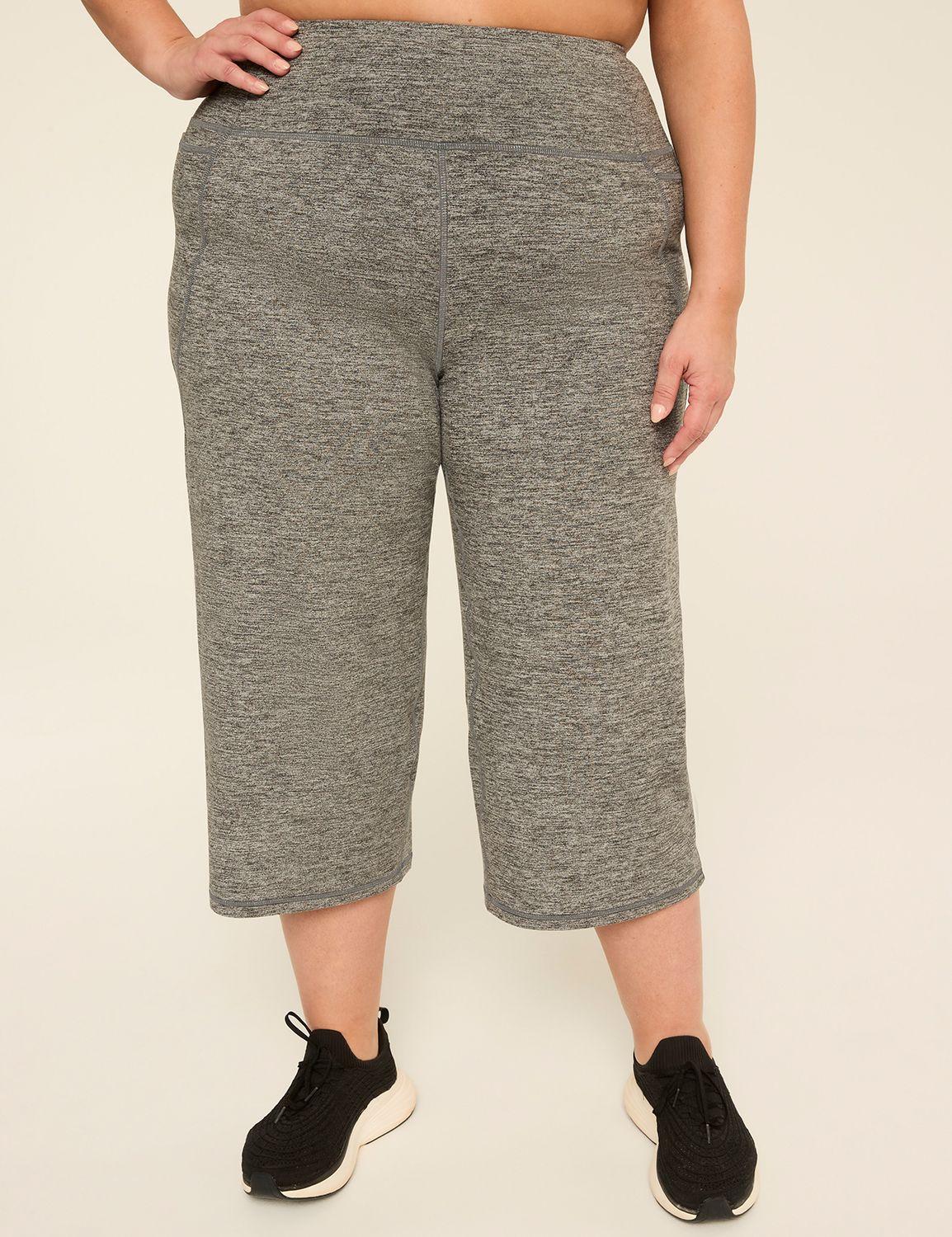 livi high-rise livi soft marled wide leg crop