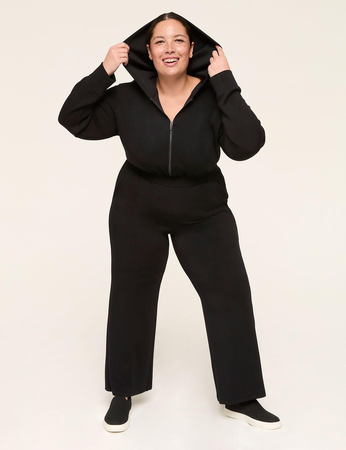 livi hooded journey zip-up jumpsuit