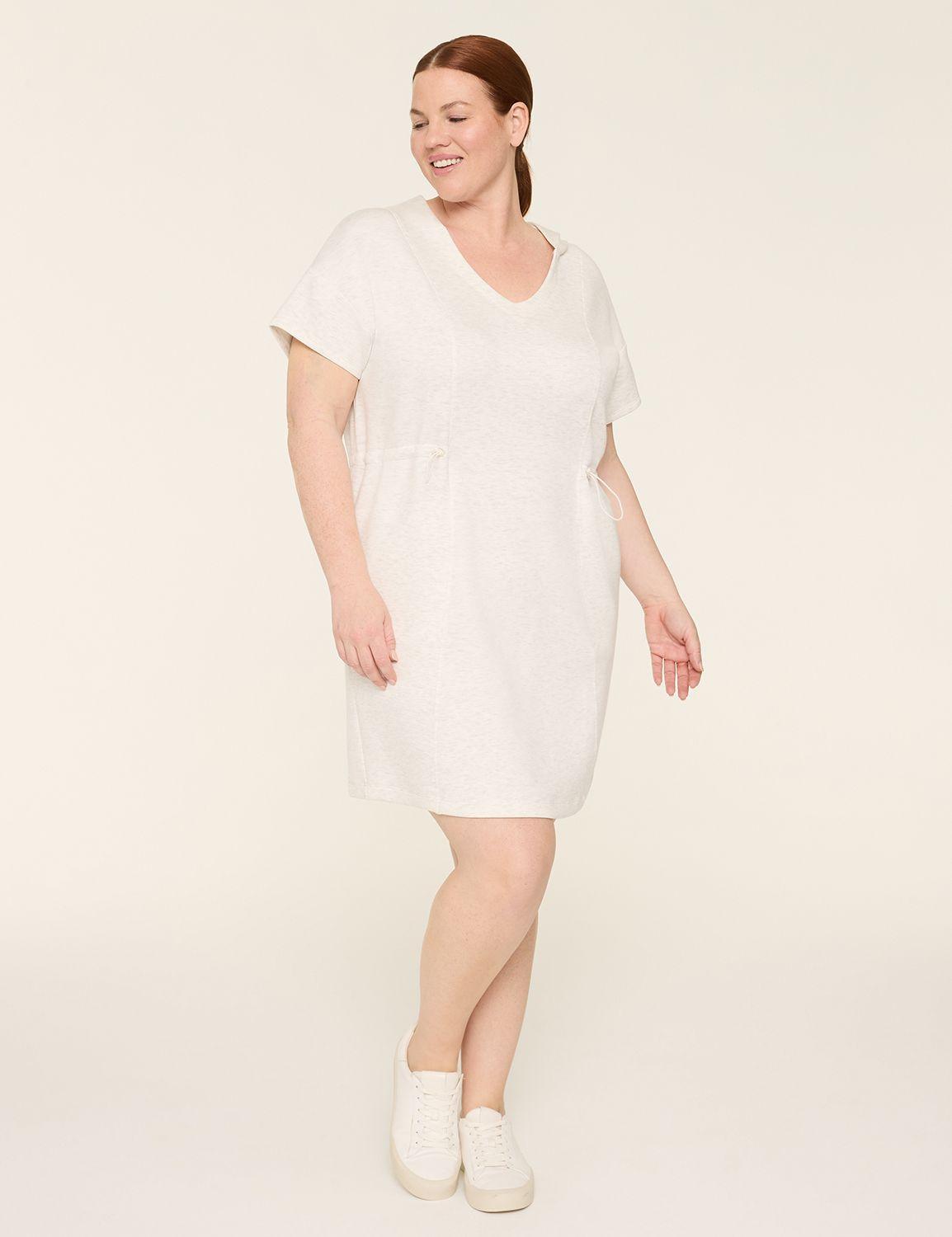 livi journey cinched-waist hooded dress