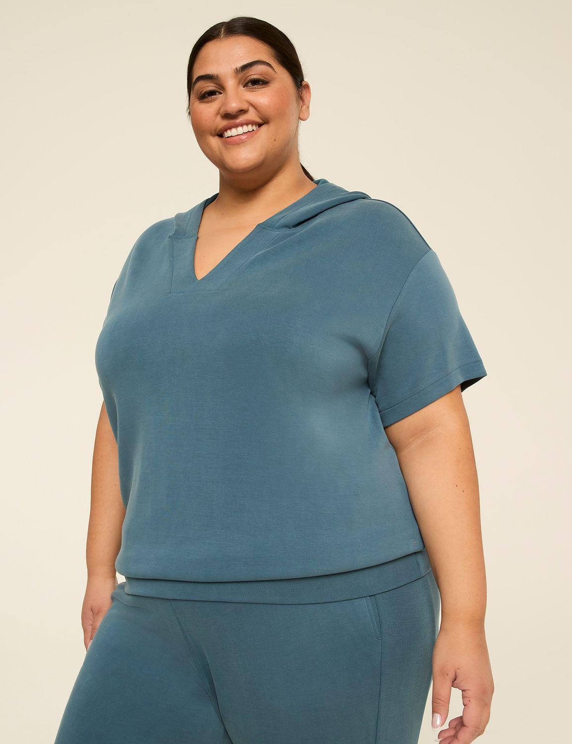 livi journey short-sleeve hooded sweatshirt