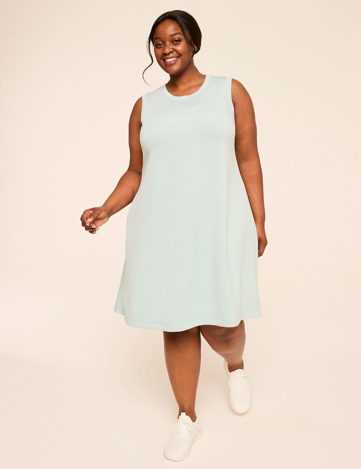 livi journey sleeveless back-pleat dress