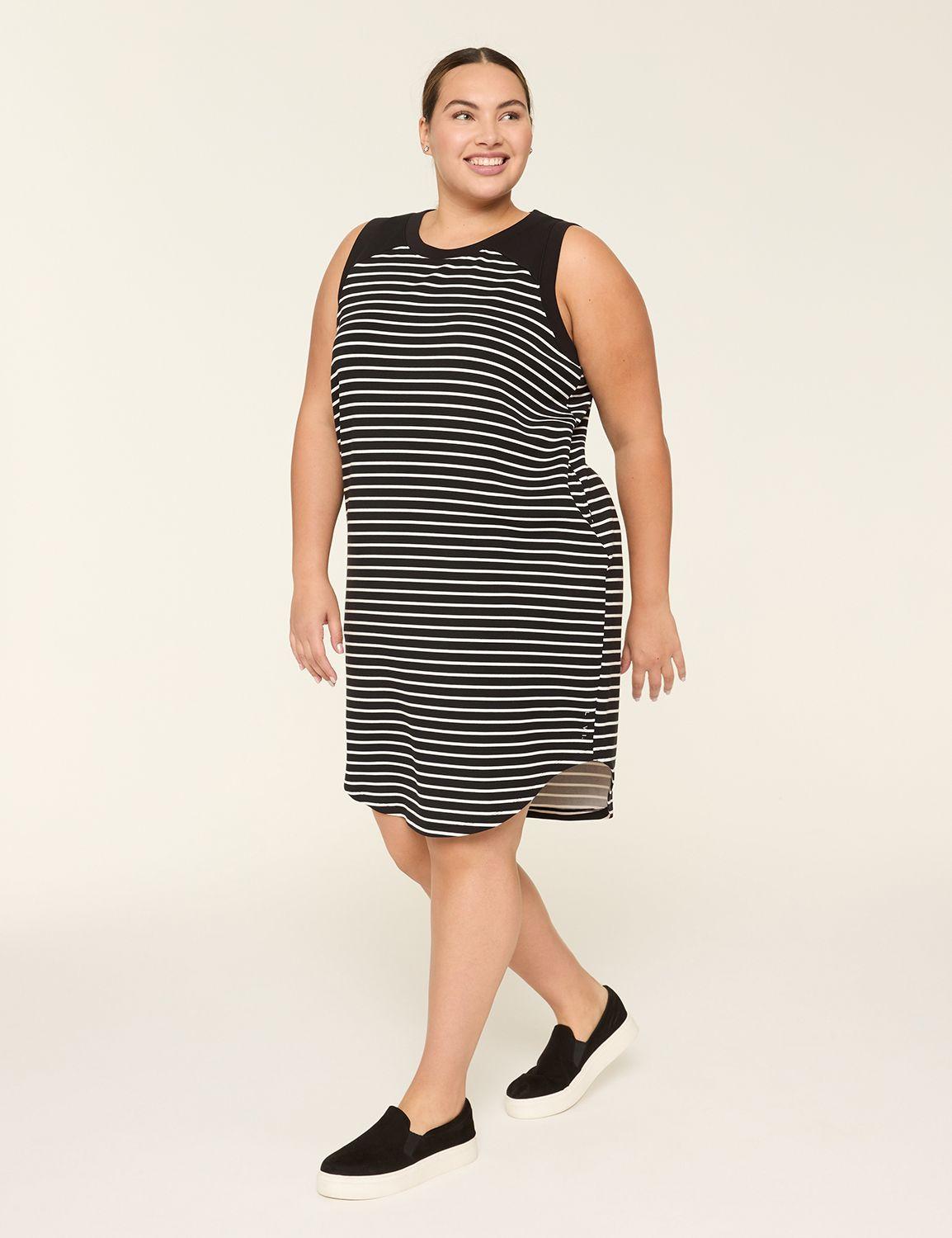livi journey sleeveless crew-neck dress
