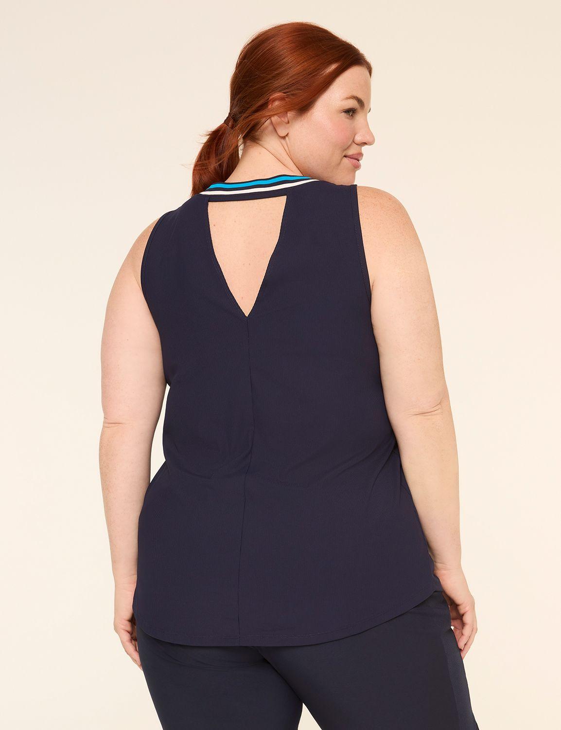 livi ribbed go-getter wicking tank