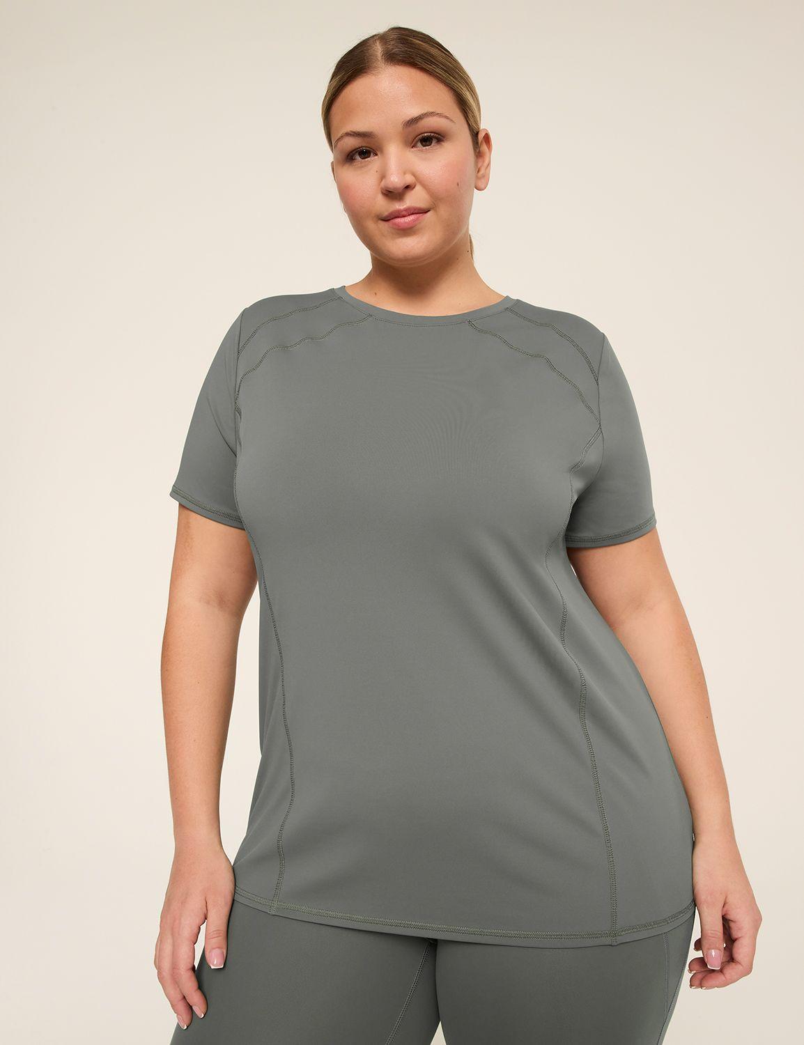 livi short-sleeve crew-neck wicking tee