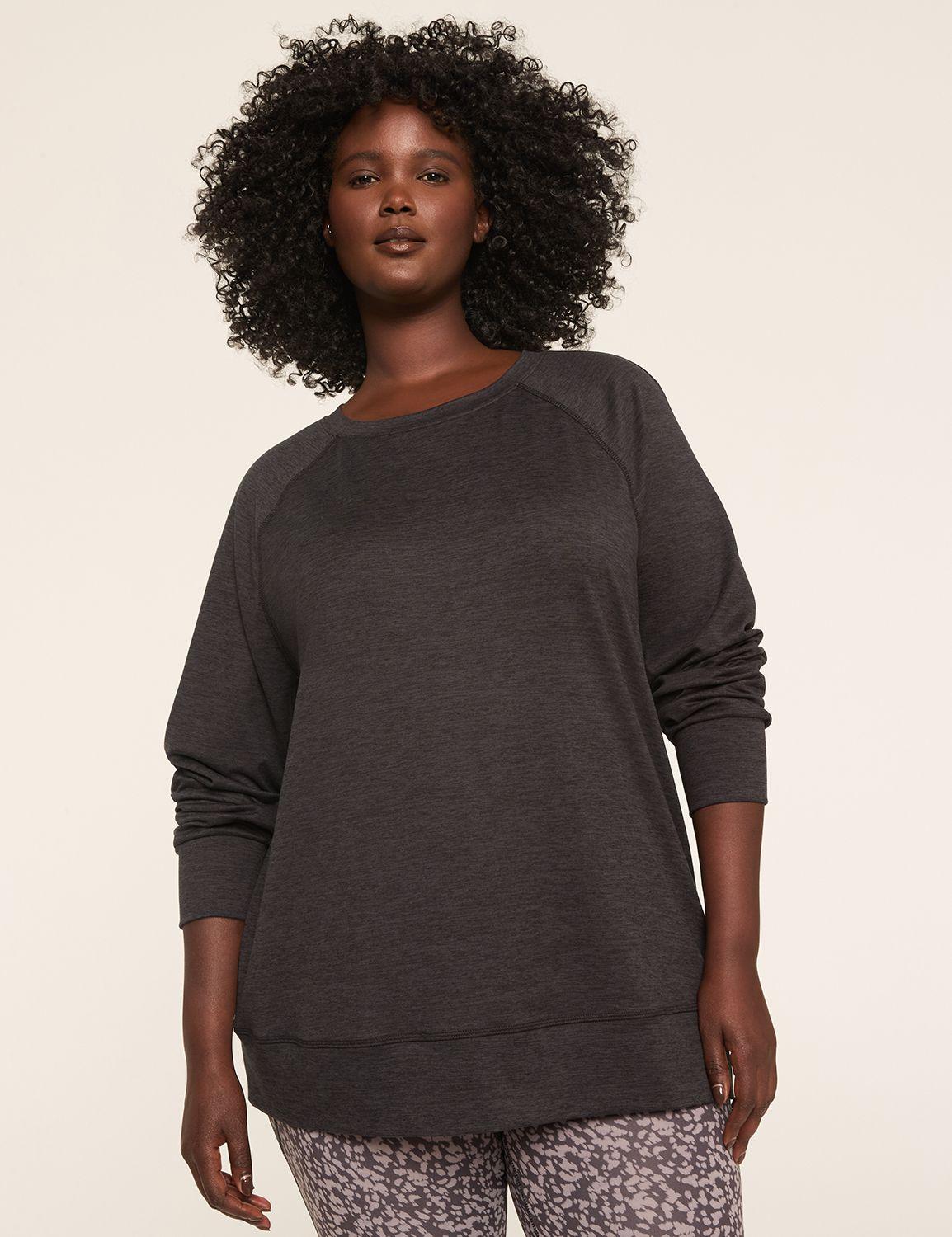 livi soft crew-neck sweatshirt