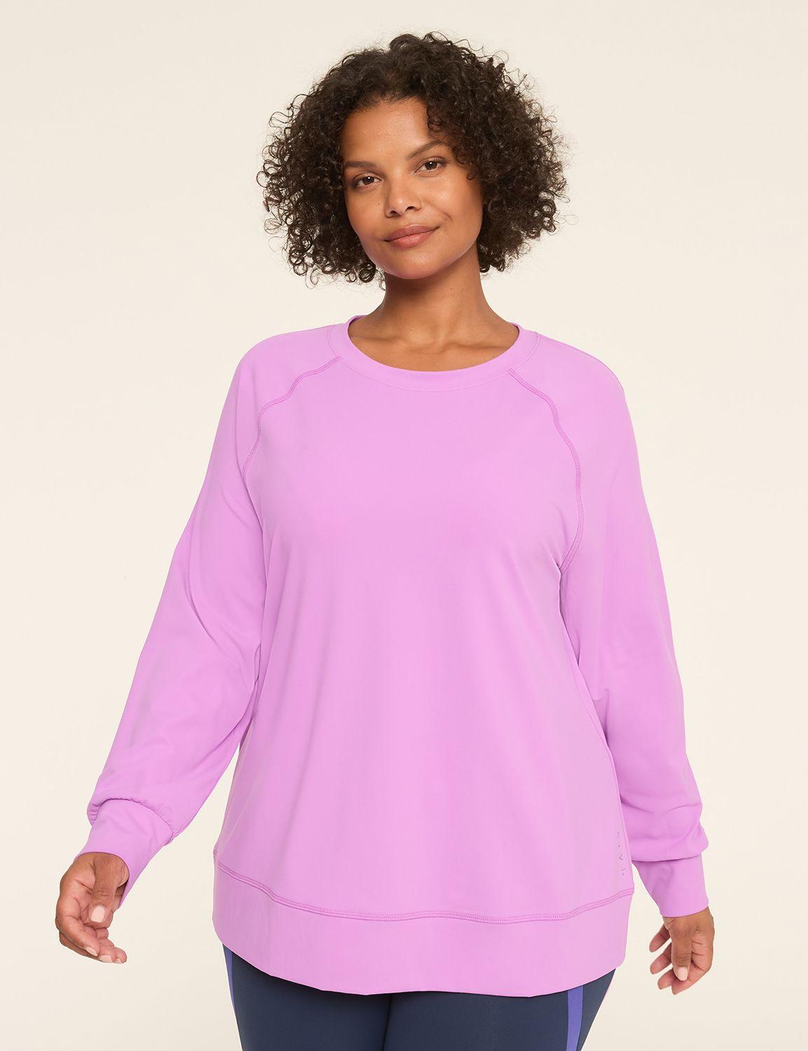 livi soft crew-neck sweatshirt