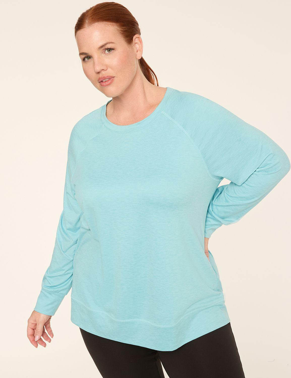 livi soft crew-neck sweatshirt