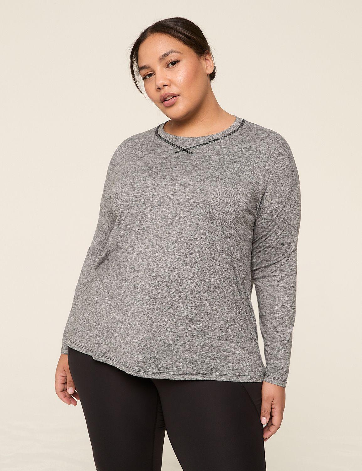livi soft long-sleeve crew-neck recycled tee