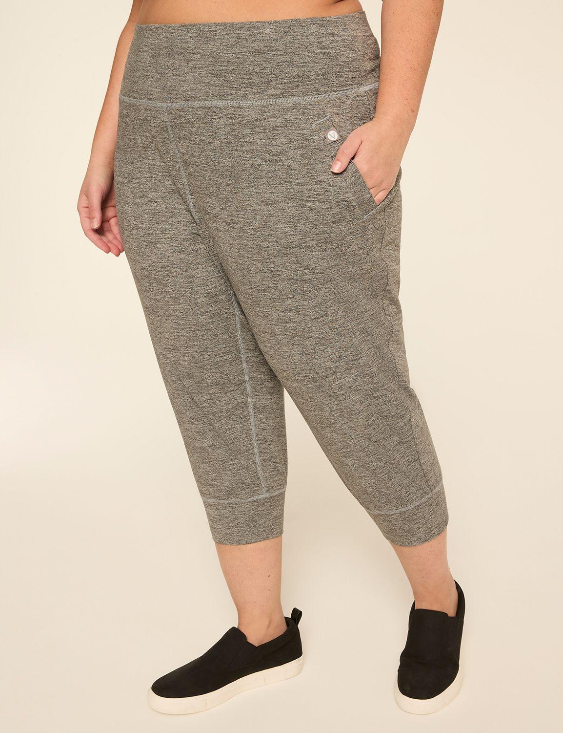 livi soft marl capri jogger