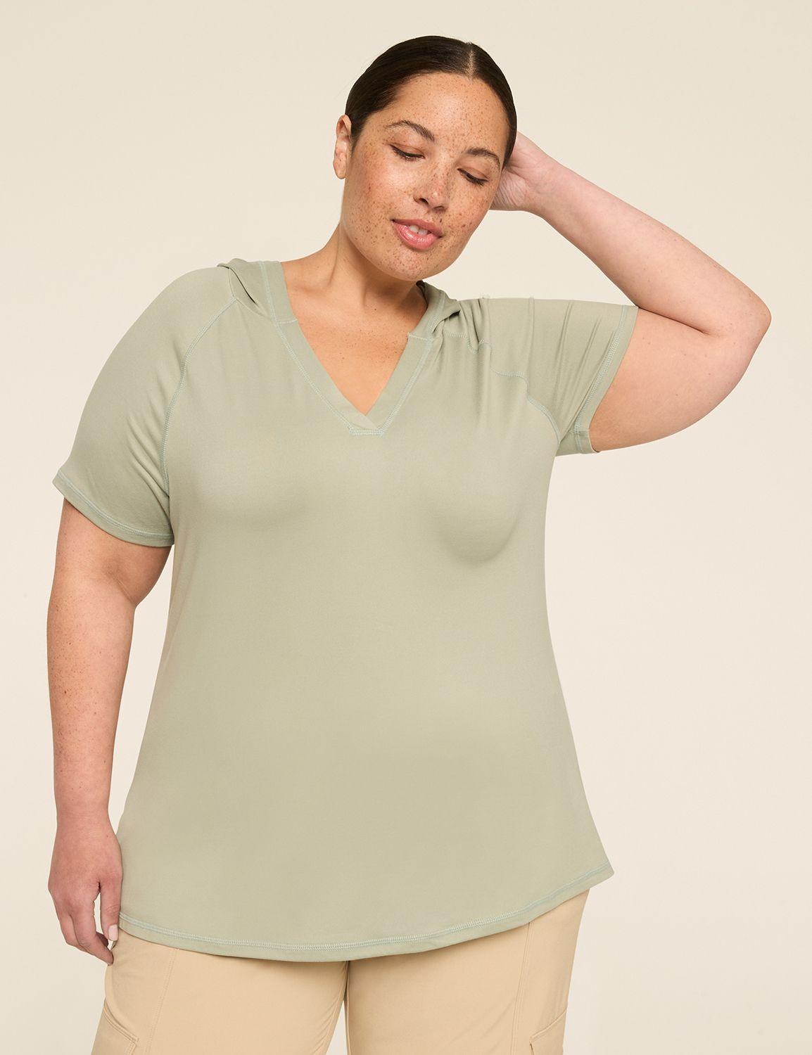 livi soft short-sleeve hoodie