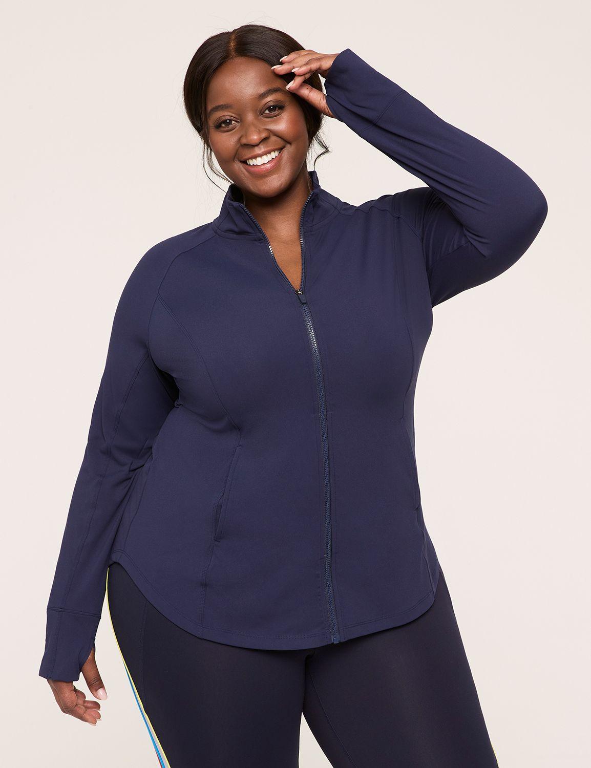 livi soft zip-front jacket