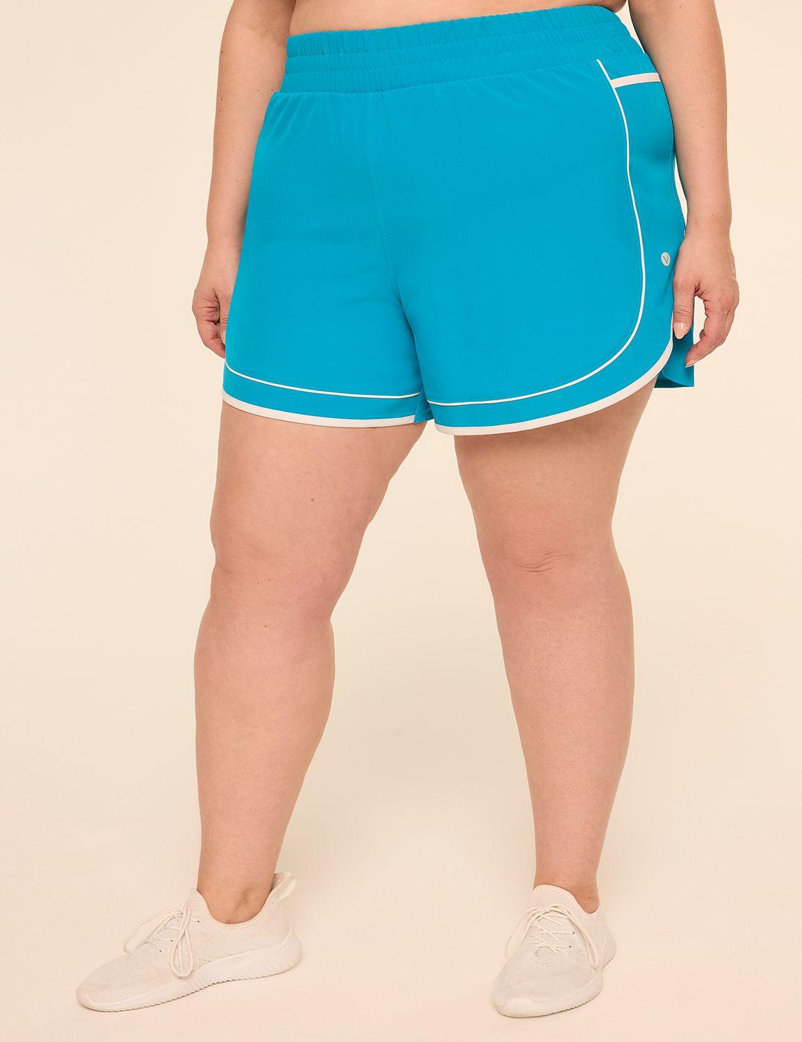 livi stretch woven colorblock short