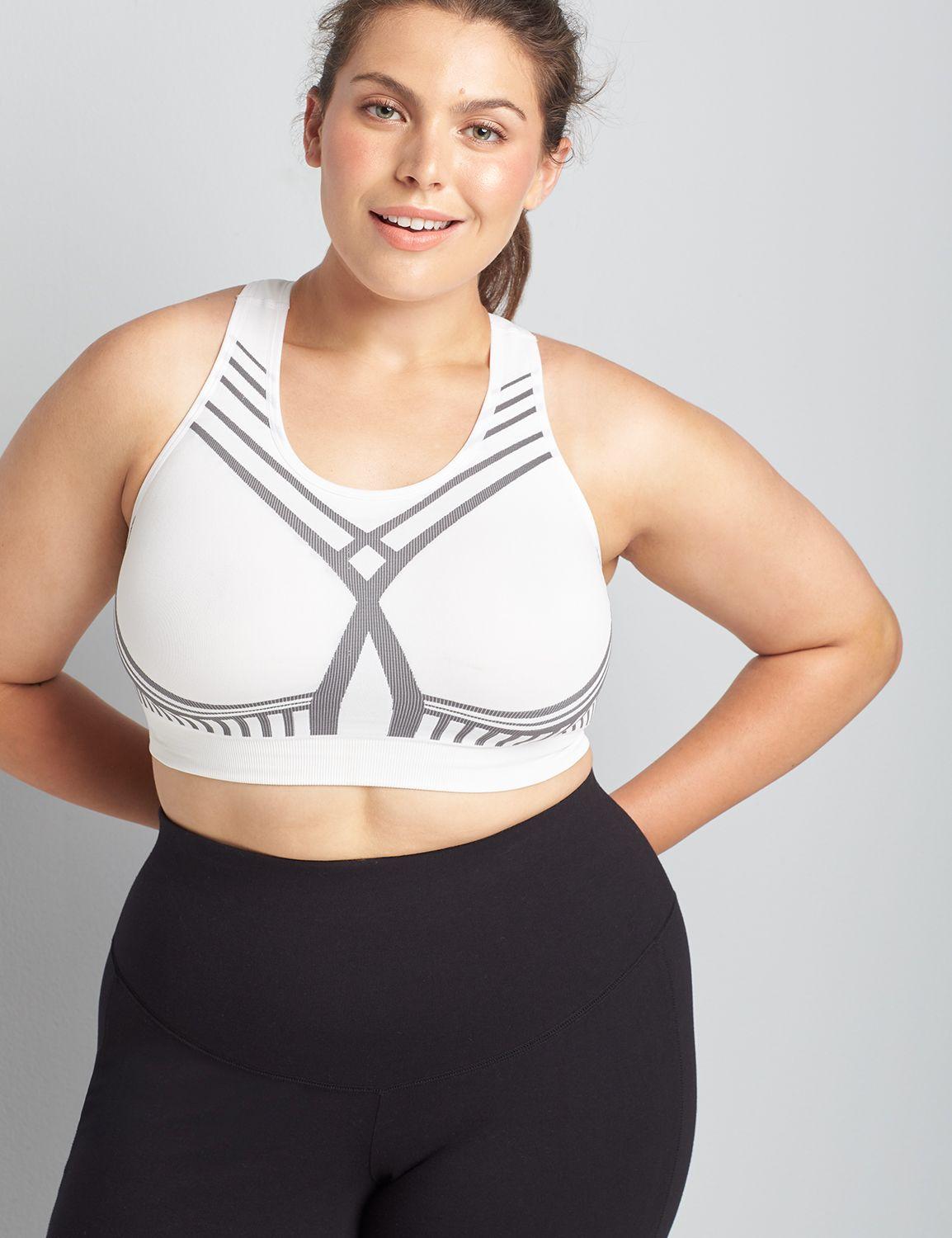 livi wireless medium-impact seamless sports bra