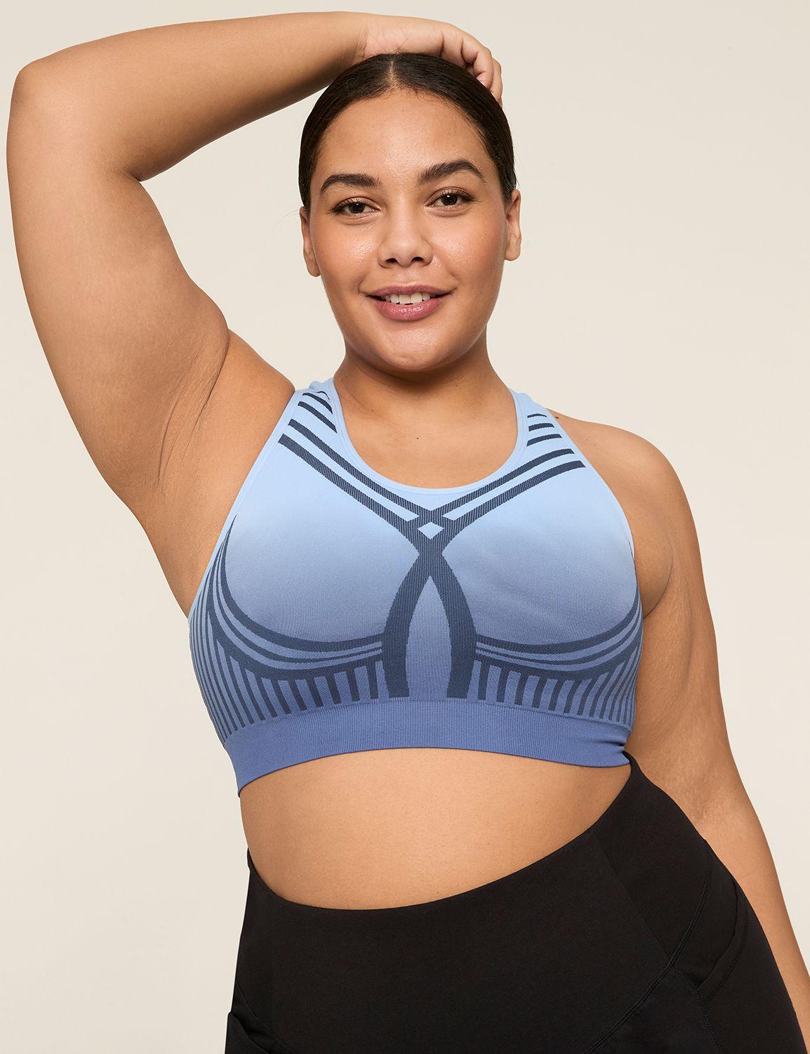 livi wireless medium-impact seamless sports bra