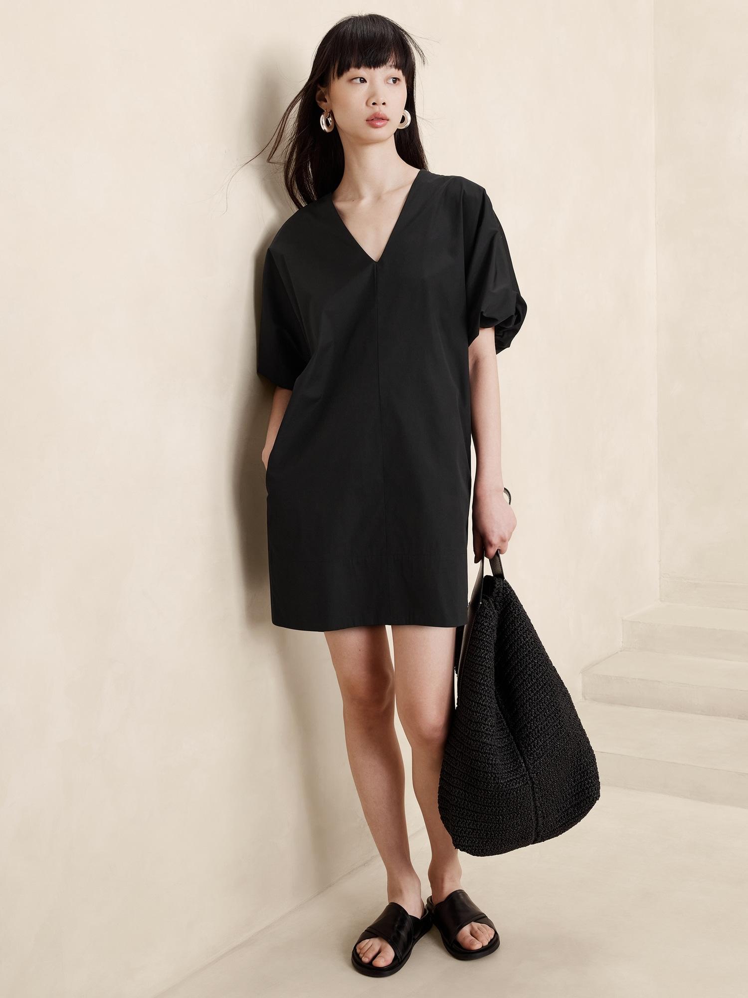livia poplin mini dress