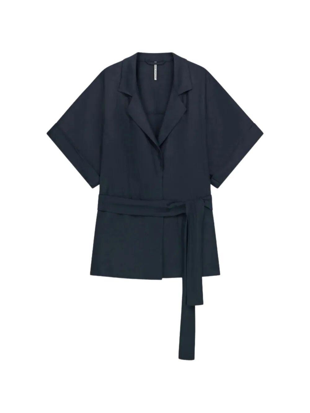 liviana conti giacca darnell blue vi li jacket - women