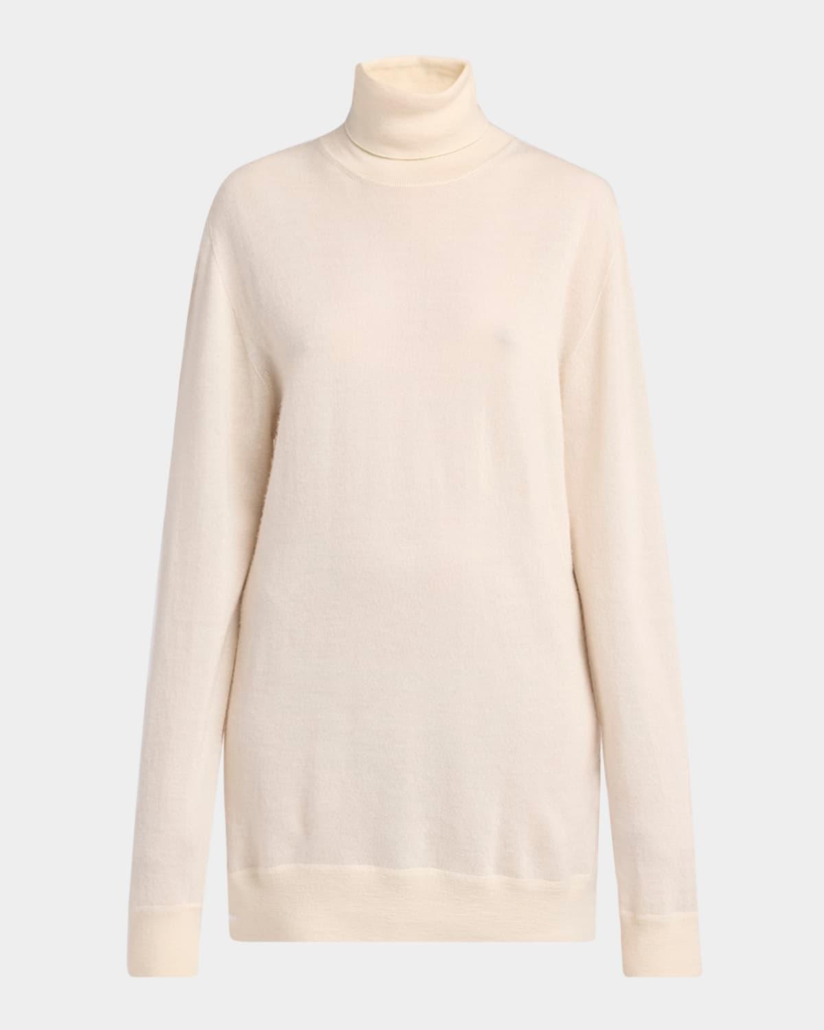 lizzy cashmere turtleneck sweater