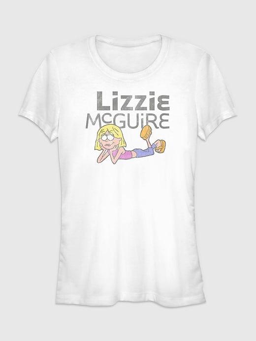 lizzy mcguire toon logo short sleeve graphic t-shirt