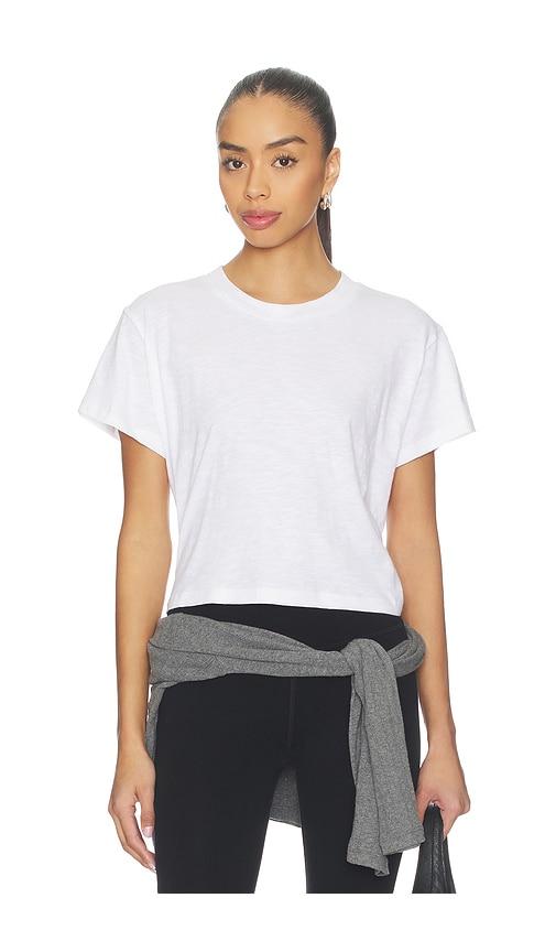 lna ava tee in white.