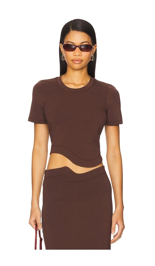 lna jade top in brown.
