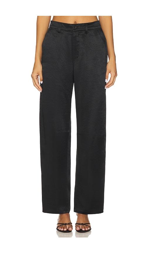 lna kait shine pant in black.
