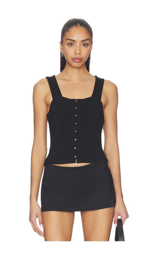 lna reef hook & eye tank in black.