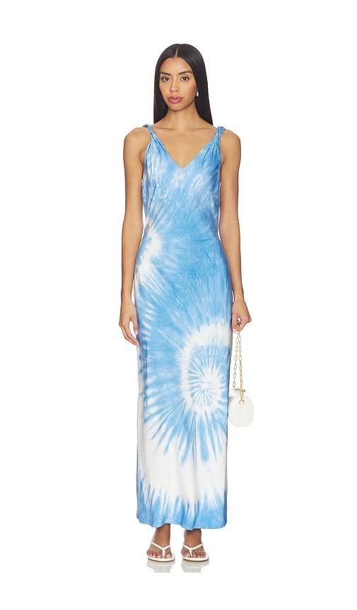 lna sicily tie dye dress in multi.