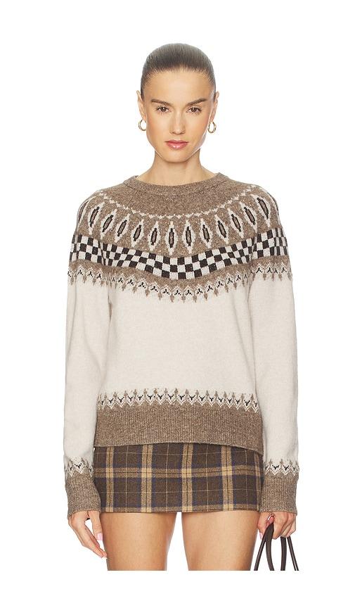 lna tali fair isle sweater.